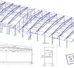Steel Industrial warehouse 3