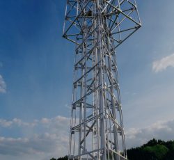 Steel structure totem pole 3